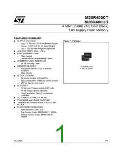 浏览型号M28R400CB120ZB1U的Datasheet PDF文件第1页