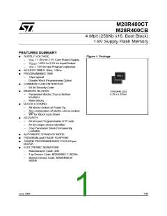 浏览型号M28R400CB90ZB6的Datasheet PDF文件第1页