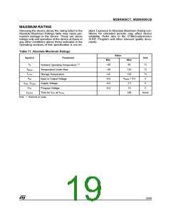 浏览型号M28R400CT90ZB6U的Datasheet PDF文件第19页