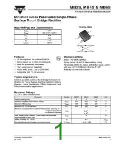 浏览型号MB2S-E3的Datasheet PDF文件第1页