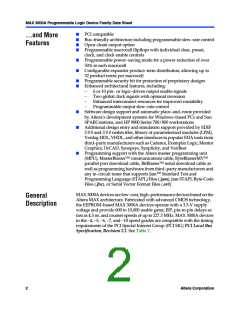 浏览型号EPM3032ATC44-7的Datasheet PDF文件第2页