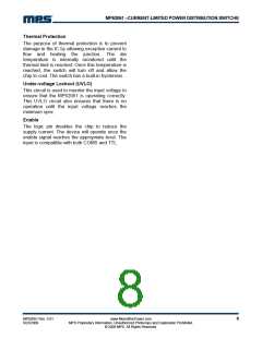 浏览型号MP62061DH-LF的Datasheet PDF文件第8页