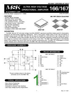 浏览型号MSK167E的Datasheet PDF文件第1页