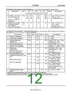 浏览型号MT8809APR1的Datasheet PDF文件第12页