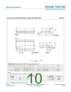 浏览型号74HCT86D,652的Datasheet PDF文件第10页