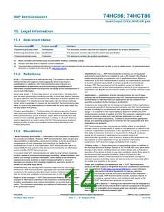 浏览型号74HCT86DB,112的Datasheet PDF文件第14页