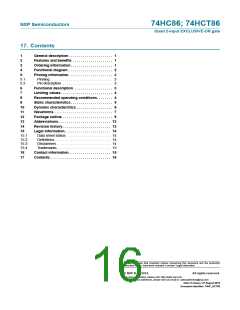 浏览型号74HCT86DB,112的Datasheet PDF文件第16页