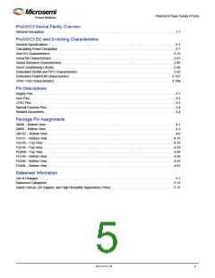 浏览型号A3P400-2PQG208I的Datasheet PDF文件第5页
