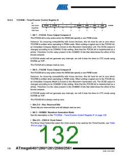 浏览型号ATMEGA2560-16AU-SL383的Datasheet PDF文件第132页