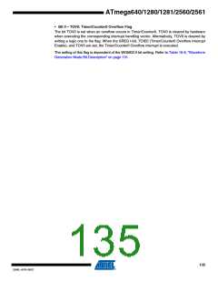 浏览型号ATMEGA2560-16AU-SL383的Datasheet PDF文件第135页