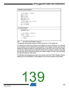浏览型号ATMEGA2560-16AU-SL383的Datasheet PDF文件第139页