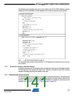 浏览型号ATMEGA2560-16AU-SL383的Datasheet PDF文件第141页