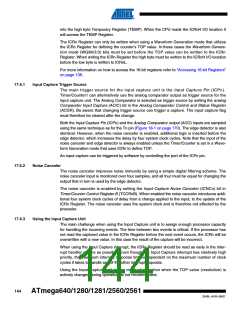 浏览型号ATMEGA2560-16AU-SL383的Datasheet PDF文件第144页
