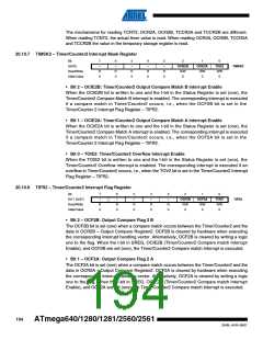 浏览型号ATMEGA2560-16AU-SL383的Datasheet PDF文件第194页