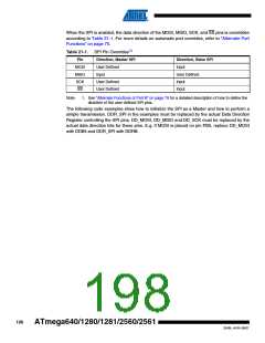 浏览型号ATMEGA2560-16AU-SL383的Datasheet PDF文件第198页