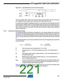 浏览型号ATMEGA2560-16AU-SL383的Datasheet PDF文件第221页