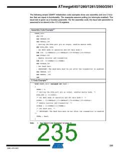 浏览型号ATMEGA2560-16AU-SL383的Datasheet PDF文件第235页
