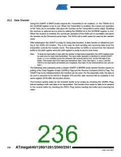 浏览型号ATMEGA2560-16AU-SL383的Datasheet PDF文件第236页