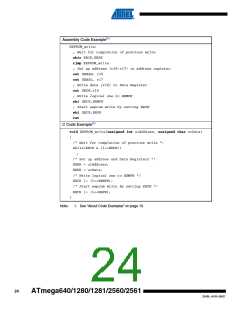 浏览型号ATMEGA2560-16AU-SL383的Datasheet PDF文件第24页