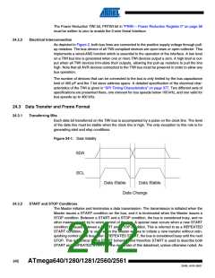 浏览型号ATMEGA2560-16AU-SL383的Datasheet PDF文件第242页