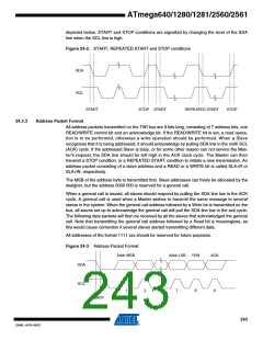 浏览型号ATMEGA2560-16AU-SL383的Datasheet PDF文件第243页