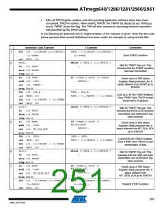 浏览型号ATMEGA2560-16AU-SL383的Datasheet PDF文件第251页