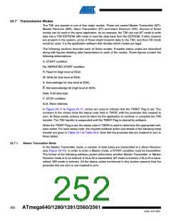 浏览型号ATMEGA2560-16AU-SL383的Datasheet PDF文件第252页