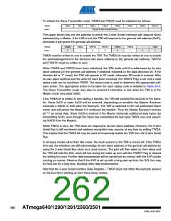 浏览型号ATMEGA2560-16AU-SL383的Datasheet PDF文件第262页
