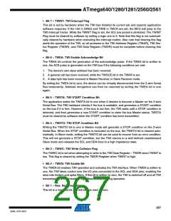 浏览型号ATMEGA2560-16AU-SL383的Datasheet PDF文件第267页