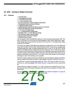 浏览型号ATMEGA2560-16AU-SL383的Datasheet PDF文件第275页