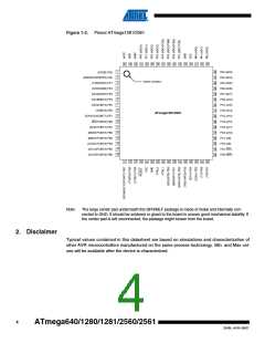 浏览型号ATMEGA2560-16AU-SL383的Datasheet PDF文件第4页
