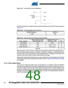 浏览型号ATMEGA2560-16AU-SL383的Datasheet PDF文件第48页