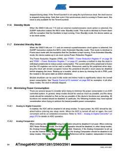 浏览型号ATMEGA2560-16AU-SL383的Datasheet PDF文件第54页