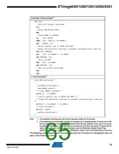 浏览型号ATMEGA2560-16AU-SL383的Datasheet PDF文件第65页