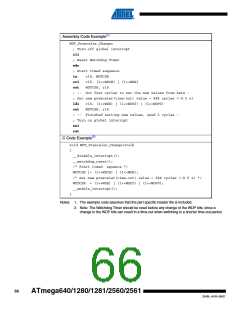 浏览型号ATMEGA2560-16AU-SL383的Datasheet PDF文件第66页