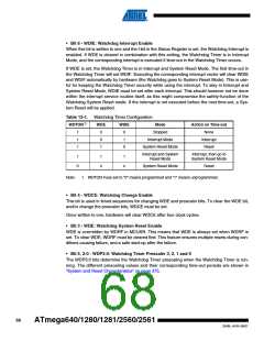 浏览型号ATMEGA2560-16AU-SL383的Datasheet PDF文件第68页