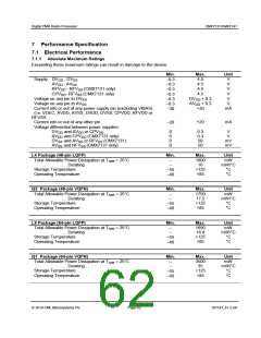 浏览型号CMX7141L4的Datasheet PDF文件第62页