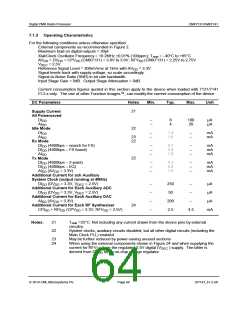 浏览型号CMX7141L4的Datasheet PDF文件第64页