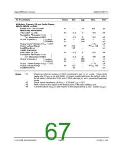 浏览型号CMX7141L4的Datasheet PDF文件第67页