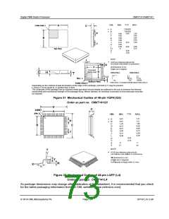 浏览型号CMX7131Q1的Datasheet PDF文件第73页