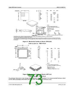 浏览型号CMX7141L4的Datasheet PDF文件第73页