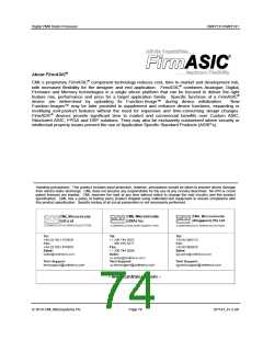 浏览型号CMX7141L4的Datasheet PDF文件第74页