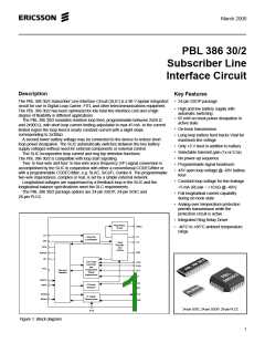 浏览型号PBL38630/2SHT的Datasheet PDF文件第1页