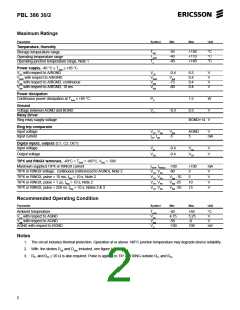 浏览型号PBL38630/2SHT的Datasheet PDF文件第2页