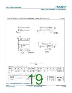 浏览型号PCA9557PW,112的Datasheet PDF文件第19页
