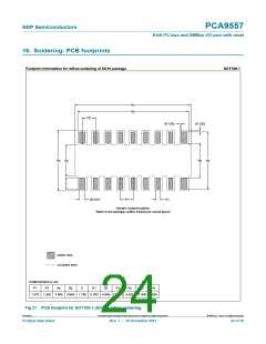 浏览型号PCA9557PW,112的Datasheet PDF文件第24页