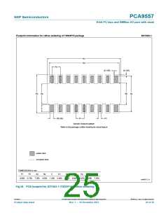 浏览型号PCA9557PW,112的Datasheet PDF文件第25页