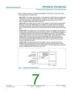 浏览型号PCF8574TS/F3,518的Datasheet PDF文件第7页