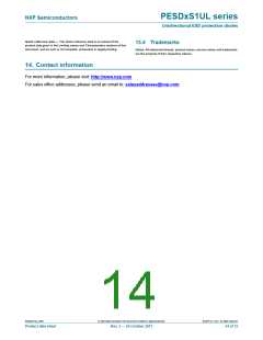 浏览型号PESD24VS1UL,315的Datasheet PDF文件第14页