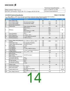 浏览型号PKM4116DPINBLB的Datasheet PDF文件第14页